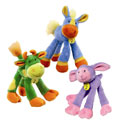 Russ Plush - Baby Legginz - SET OF 3 ANIMALS (Has Sound) (7 inch)