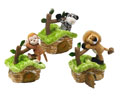 Russ Plush - Safari Friends Houses - SET OF 3 ANIMALS (6.5 inch)