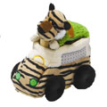 Russ Plush - Safari Friends Cars - TIGER (6.5 inch)