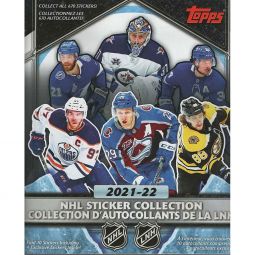 Topps National Hockey League (NHL) 2021-2022 Stickers - ALBUM (10 Stickers Inside)