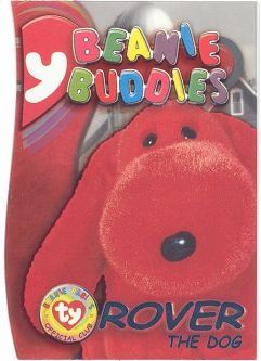 TY Beanie Babies BBOC Card - Series 3 - Beanie/Buddy Right (TEAL) - ROVER the Dog