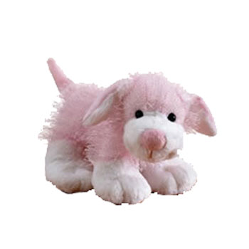 Webkinz Virtual Pet Plush - PINK & WHITE DOG (7 inch)