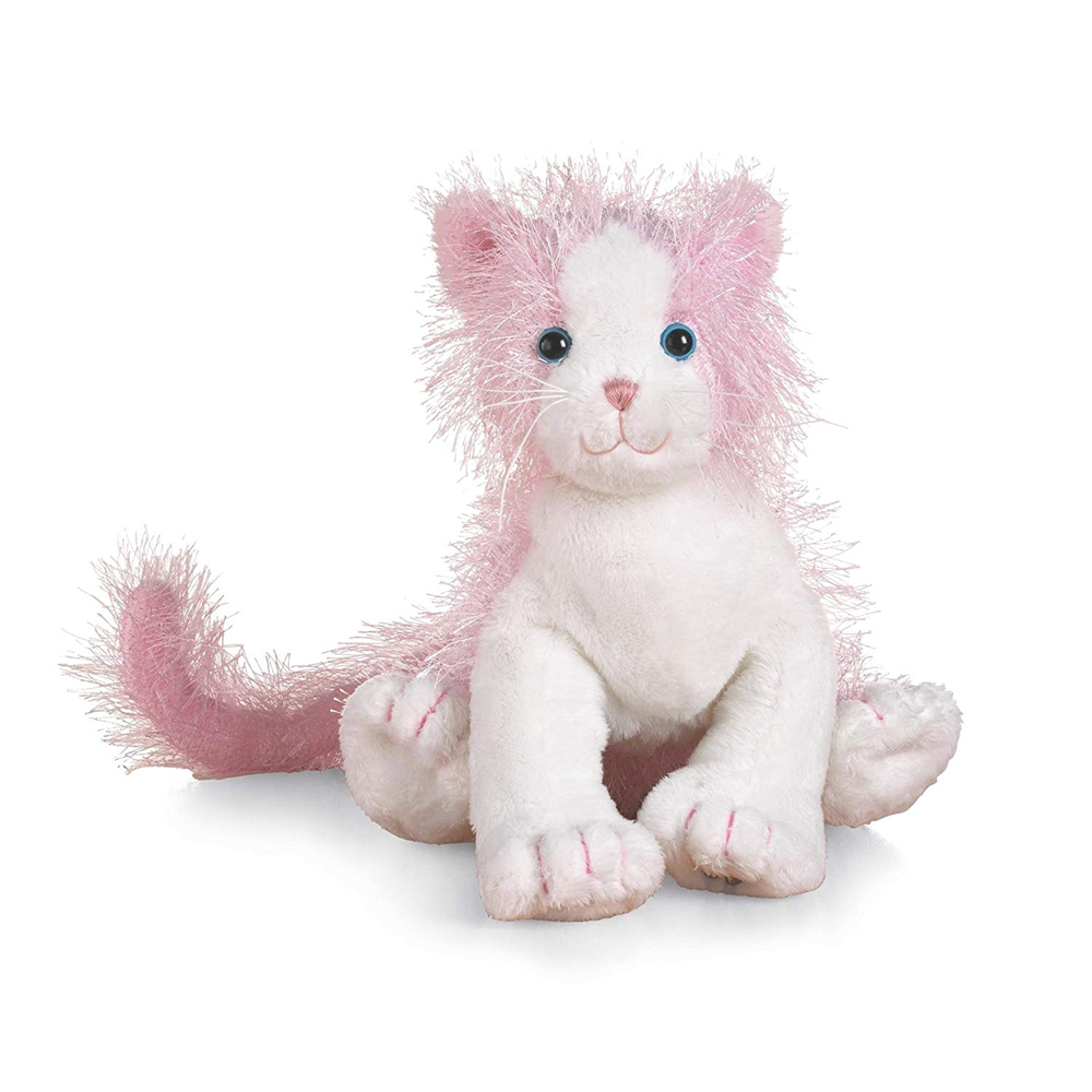 Webkinz Virtual Pet Plush - PINK & WHITE CAT (7 inch)