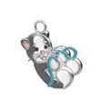 Webkinz Collectible Charm - Code Only - BLACK & WHITE CAT
