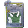 Webkinz Clothing - GREEN & WHITE FLEECY