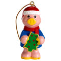 Webkinz Figurine - Holiday Ornament - CHRISTMAS SNACK PIG