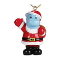 Webkinz Figurine - Holiday Ornament - SANTAKINZ HIPPO