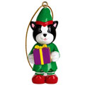 Webkinz Figurine - Holiday Ornament - SANTAKINZ LIL' HELPER
