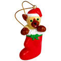 Webkinz Figurine - Holiday Ornament - STOCKING STUFFER SIAMESE CAT