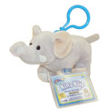 Webkinz Virtual Pet Plush - Kinz Klip - VELVETY ELEPHANT (4.5 inch)
