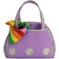 Webkinz Plush Accessory - PET CARRIER ( Funky Flower Lavender )