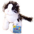 Webkinz Virtual Pet Plush - BLACK & WHITE CAT (7 inch)