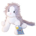 Webkinz Virtual Pet Plush - GREY & WHITE CAT (7.5 inch)