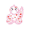 Webkinz Virtual Pet - Code Only - LOVE DINO (Online Exclusive - No Plush)
