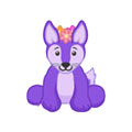 Webkinz Virtual Pet - Code Only - PURPLE FLORAL FOX (Online Exclusive - No Plush)