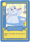 Webkinz Trading Card - B1-13/80 - HIPPO (common)