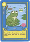 Webkinz Trading Card - B1-21/80 - FROG (common)