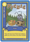 Webkinz Trading Card - B1-36/80 - PICNIC (common)
