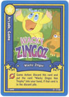 Webkinz Trading Card - B1-37/80 - WACKY ZINGOZ (common)