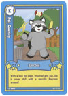Webkinz Trading Card - B2-27/85 - RACCOON (common)