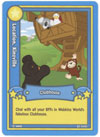 Webkinz Trading Card - B2-34/85 - CLUBHOUSE (common)