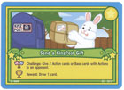 Webkinz Trading Card - C2-10/15 - SEND A KINZPOST GIFT (challenge)