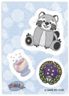 Webkinz Trading Card - ST3-14/30 - RACCOON (Sticker Card)