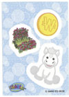 Webkinz Trading Card - ST3-30/30 - UNICORN (Sticker Card)