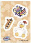 Webkinz Trading Card - ST3-05/30 - CHICKEN (Sticker Card)