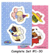 Webkinz Trading Card - COMPLETE STICKER SET (ST3 - #1-30)
