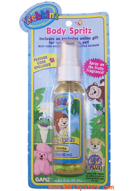 Webkinz Body Spritz - BANANA