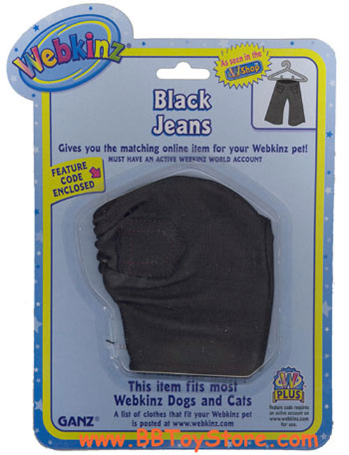 Webkinz Clothing - BLACK JEANS