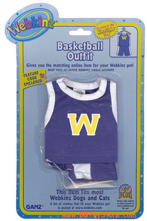 Webkinz Clothing - BASKETBALL OUTFIT