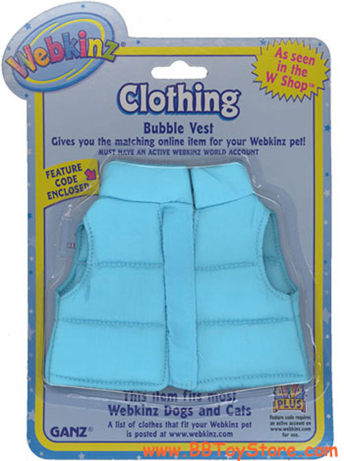 Webkinz Clothing - BUBBLE VEST
