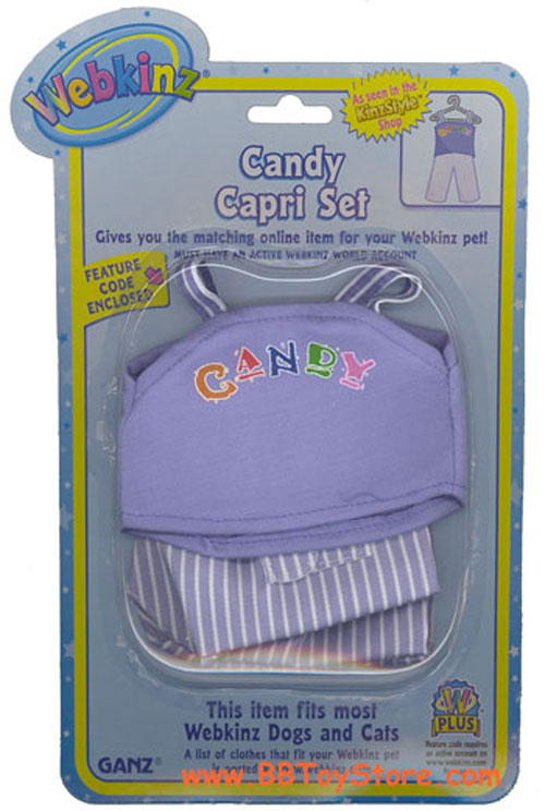 Webkinz Clothing - CANDY CAPRI SET