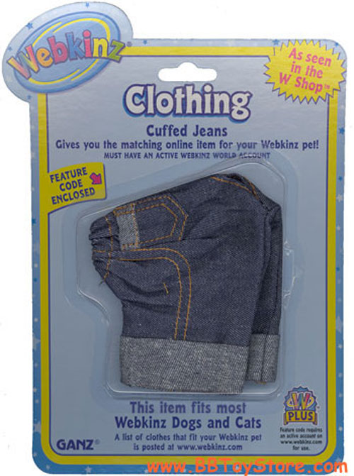 Webkinz Clothing - CUFFED JEANS