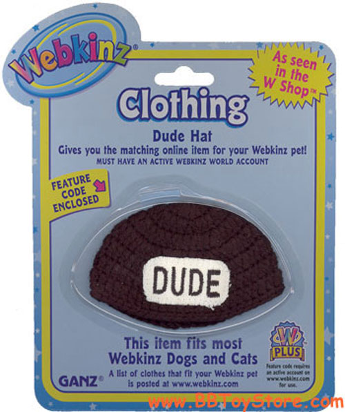 Webkinz Clothing - DUDE HAT