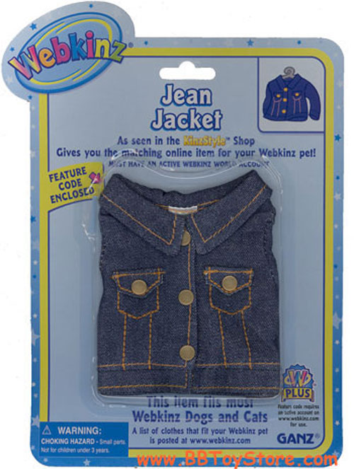 Webkinz Clothing - JEAN JACKET
