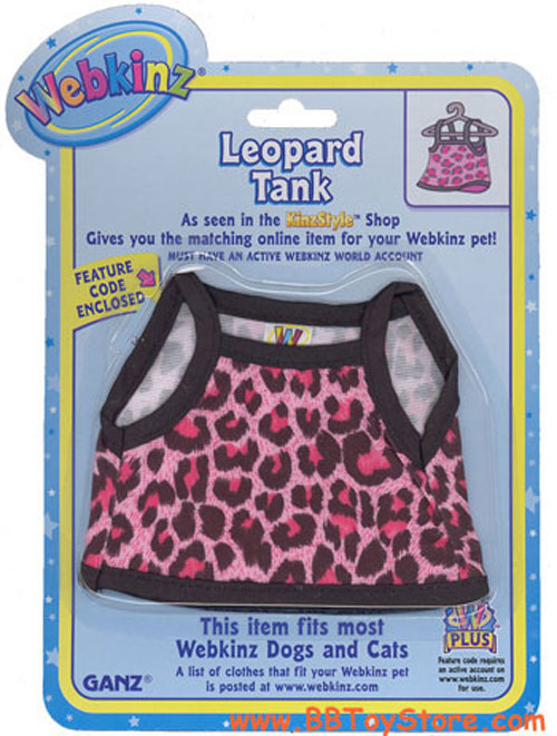 Webkinz Clothing - LEOPARD TANK