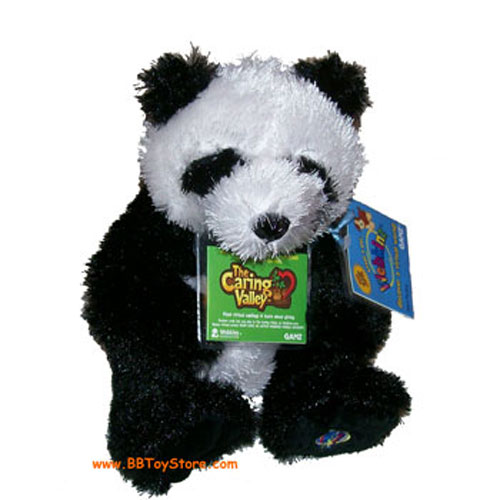 Webkinz Virtual Pet Plush - PANDA ( w/ Green Caring Valley Tag)