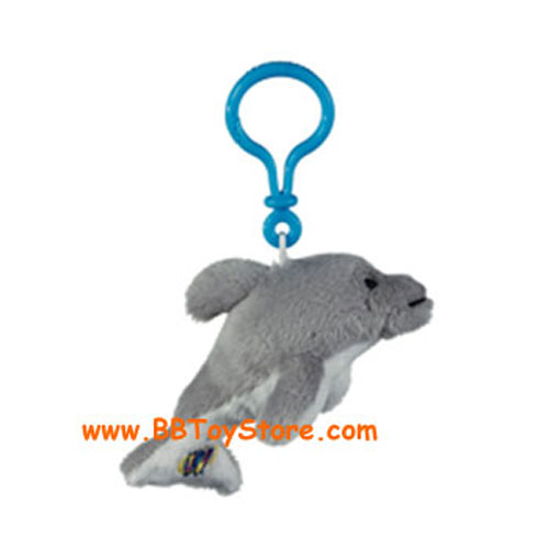 Webkinz Virtual Pet Plush - Kinz Klip - DOLPHIN