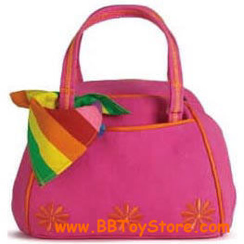 Webkinz Plush Accessory - PET CARRIER ( Funky Flower Pink )