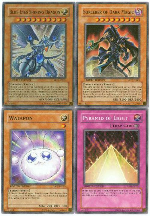 Yu-Gi-Oh Cards PROMO - MOVIE SET OF ALL 4 CARDS (MOV-EN001,2,3 &4)