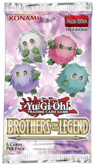 Yu-Gi-Oh Cards - Brothers of Legend - Booster PACK (5 Foil Cards)