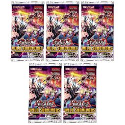 Yu-Gi-Oh Cards - Wild Survivors - Booster PACKS (5 Pack Lot)