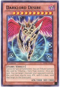 Yu-Gi-Oh Card - BP02-EN090 - DARKLORD DESIRE (rare)
