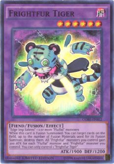 Yu-Gi-Oh Card - CORE-ENSE2 - FRIGHTFUR TIGER (super rare holo)