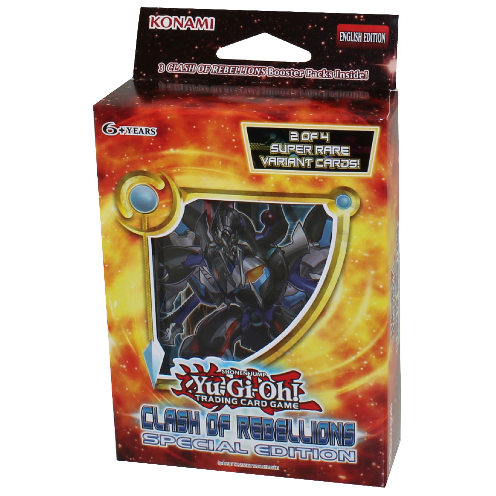 Yu-Gi-Oh Cards - Clash of Rebellions *Special Edition* (3 Boosters & 2 Foils)