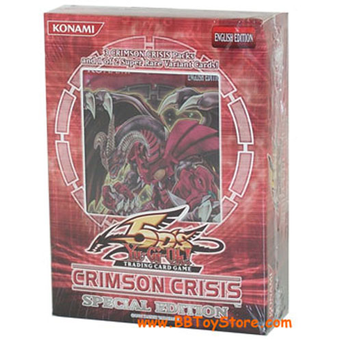 Yu-Gi-Oh Cards 5D's - Crimson Crisis *Special Edition* (3 CRMS packs & 1 Variant Promo Card)