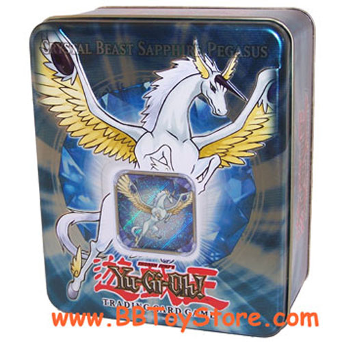 Yu-Gi-Oh Cards - 2007 Collectors Tin - CRYSTAL BEAST SAPPHIRE PEGASUS